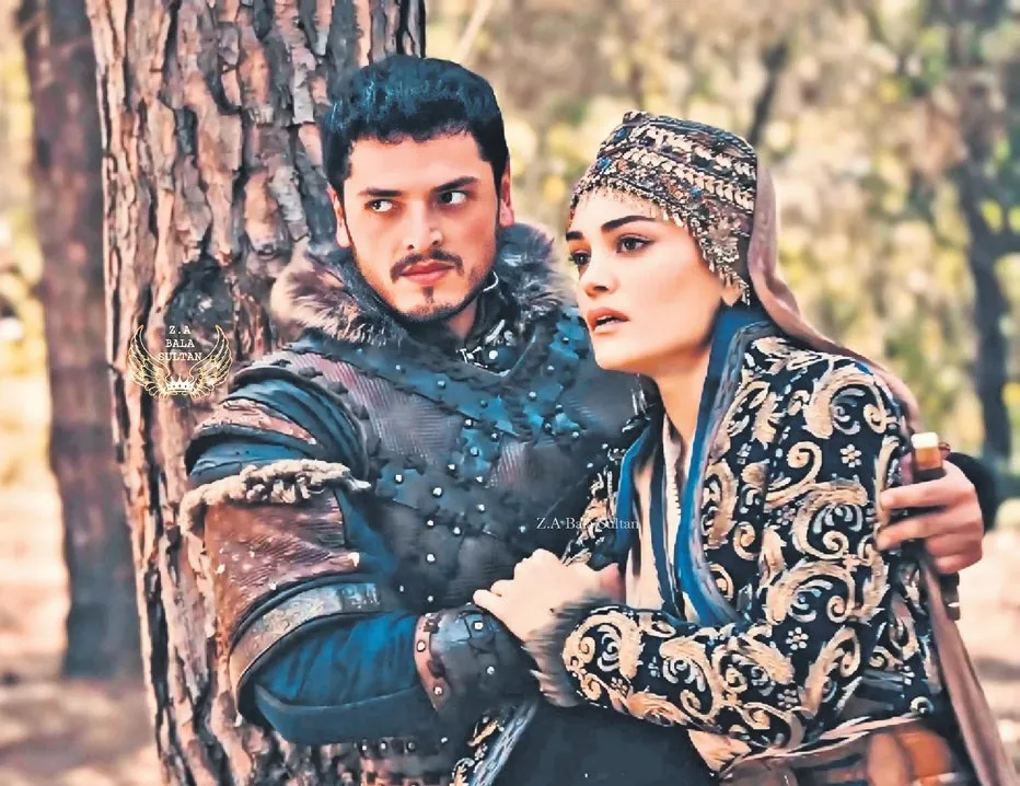 Kuruluş Orhan’ın genç oyuncuları Faruk Aran ve Belgin Şimşek’ten mutluluk pozu: Her şey yolunda