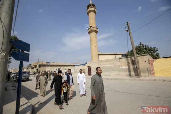 Tel Abyad'da terör tehdidinden uzak ilk cuma namazı - 7