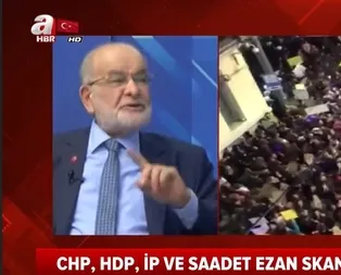 CHP, HDP, İP ve Saadet ezana protestoda birleşti