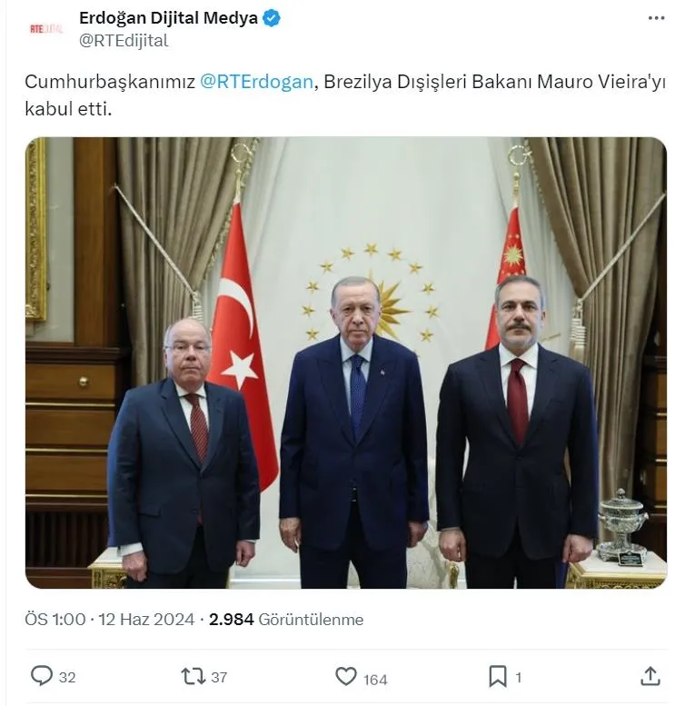 cin-rusya-ankara-brezilya-brics-trafigi-baskan-erdogandan-onemli-kabul-1718187890453.jpeg Çin, Rusya, Ankara, Brezilya... BRICS trafiği! Başkan Erdoğan'dan önemli kabul | Bakan Fidan ve Vieira'dan ortak basın toplantısı-3