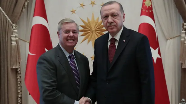 Başkan Erdoğan ABD'li senatör Lindsey Graham'ı Beştepe'de kabul etti-2