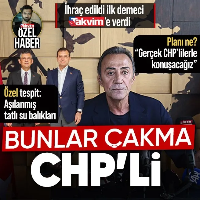 CHPden ihraç edilen Berhan Şimşek TAKVİMe konuştu! Özgür Özele ateş püskürdü: Bunlar çakma, aşılanmış CHPli... Tatlı su balıkları