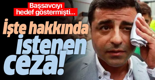 Son dakika: Selahattin Demirtaş hakkında yeni iddianame: 3 yıla kadar hapsi istendi