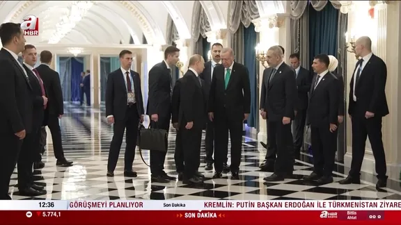 Putin ile Erdoğan Türkmenistan'da görüşecek