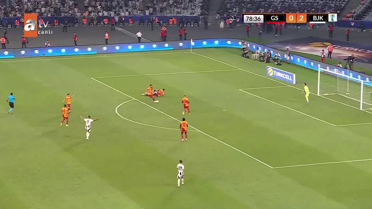 GOL | Galatasaray 0-3 Beşiktaş (Ciro İmmobile)