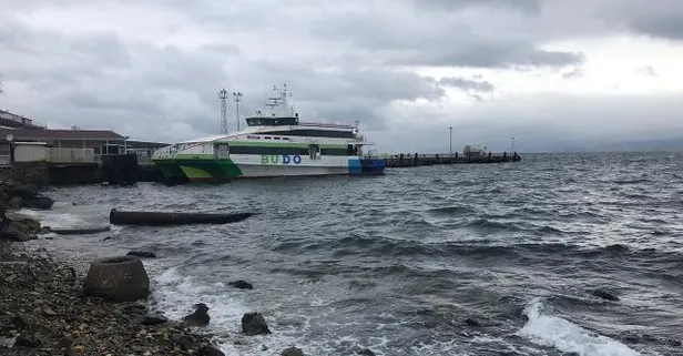 Marmara'da deniz ulaşımına hava muhalefeti! BUDO seferleri iptal