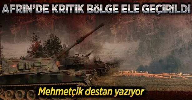 Afrinde kritik bölge ele geçirildi