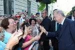 Başkan Recep Tayyip Erdoğan'a Macar vatandaşlardan sevgi seli!