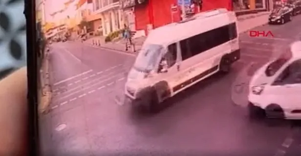 Ümraniye’de feci kaza! Servis minibüsü devrildi: 1 ölü, 5 yaralı