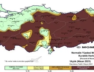 Türkiye'de 3 bölgede "olağanüstü" kuraklık! Meteoroloji güncel haritayı yayımladı