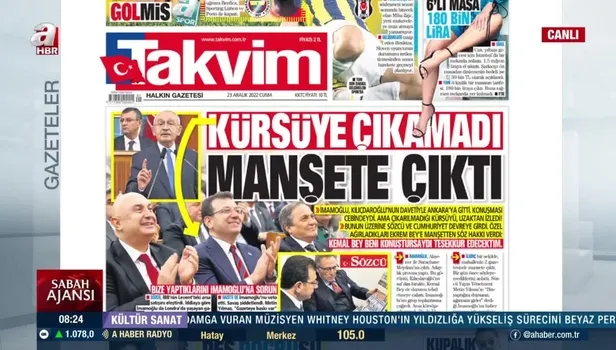 Kılıçdaroğlu tarafından saksı muamelesi gören Ekrem İmamoğlu'nun imdadına Sözcü ve Cumhuriyet yetişti