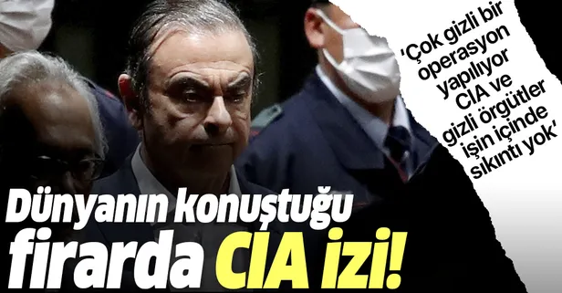 Nissan'ın eski CEO'su Carlos Ghosn'un firarında CIA izi