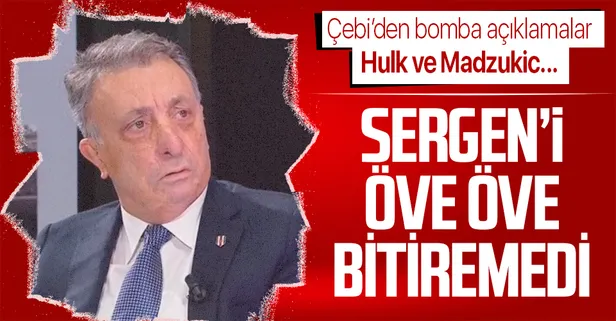 Beşiktaş Başkanı Ahmet Nur Çebi'den flaş açıklama! Sergen Yalçın ile yola devam edilecek mi?