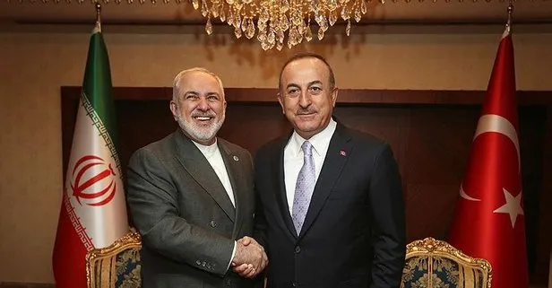 Çavuşoğlu İranlı mevkidaşı Zarif ile görüştü