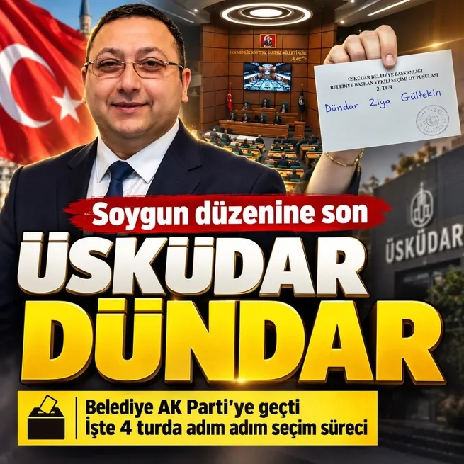 Üsküdar Belediyesi AK Partiye geçti: Başkan Vekilliğini Dündar Ziya Gültekin kazandı