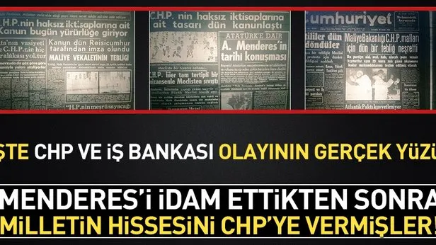 Iste Chp Ve Is Bankasi Olayinin Gercek Yuzu Takvim