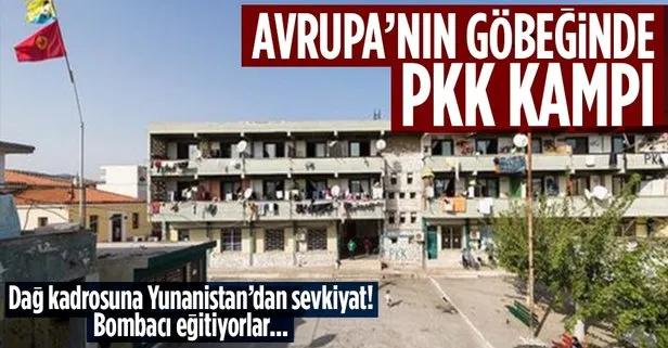 Yunanistan’da PKK kampı! Avrupa’nın göbeğinde bombacı eğitiyorlar
