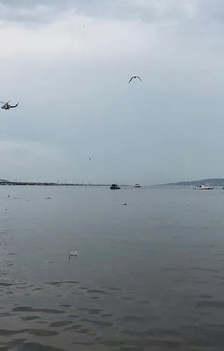 Son dakika... İşte Bostancı'daki helikopterin düşme anı