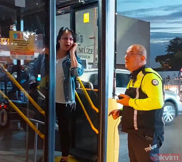 Beşiktaş'ta İETT şoförü yolcuya sinirlenip indi: Polis iknaya çalıştı - 2