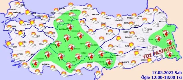 Türkiye serin ve yağışlı hava sisteminin etkisi altına girecek! Meteoroloji'den yeni hava durumu raporu!-5