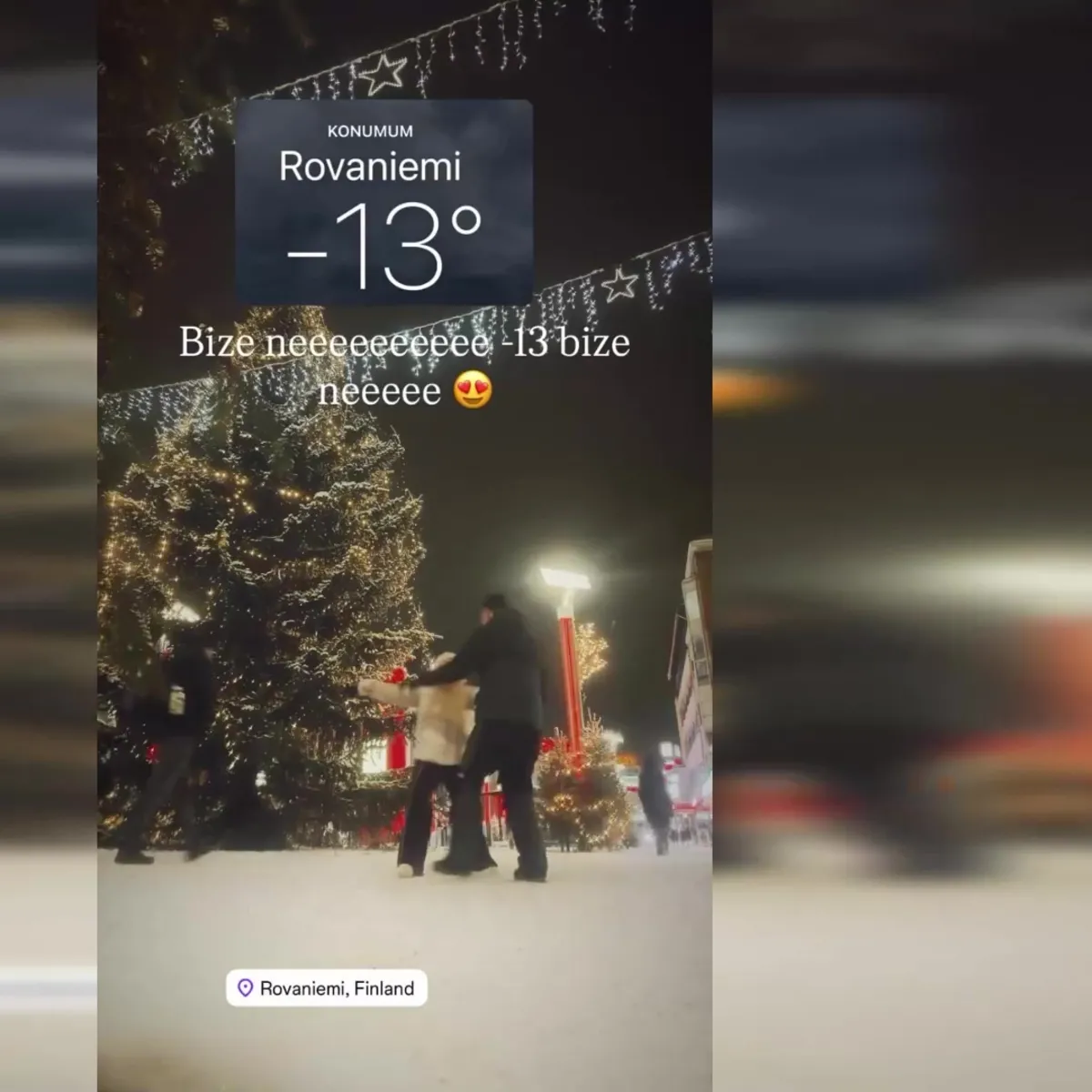 Ece Seçkin'den -13 derecede dans şovu!