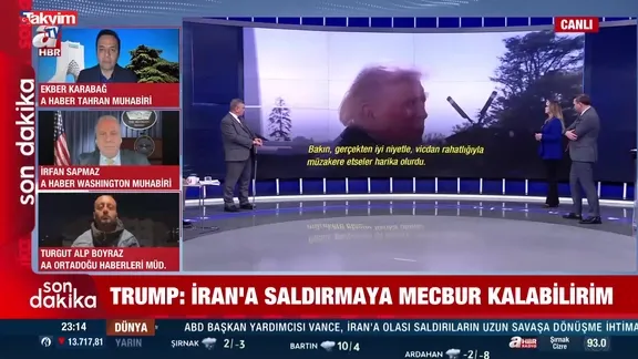 Trump’tan İran mesajı: Askeri seçenek masada