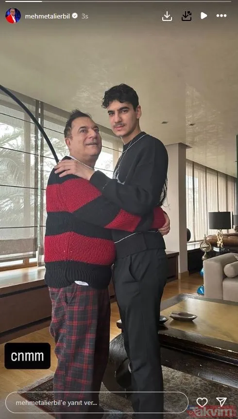 Mehmet Ali Erbil’den baba-oğul paylaşımı! Ali Sadi’yi gören bir daha baktı: Babasının kopyası - 6