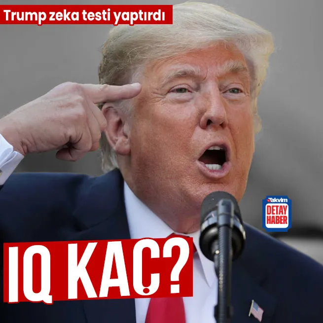 Trump zeka testi yaptırdı! Bütün soruları bildim dedi: Biden’a bilişsel gönderme