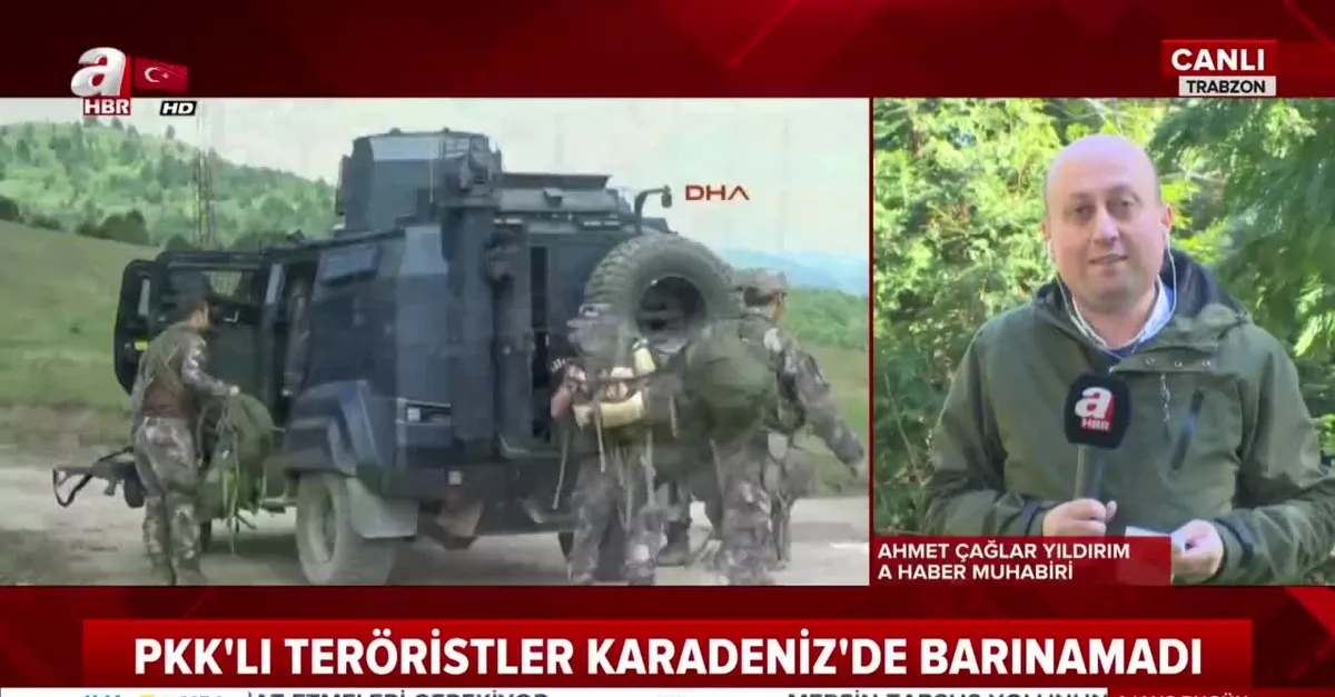 JÖH'ler Karadeniz'de 2 teröristi arıyor