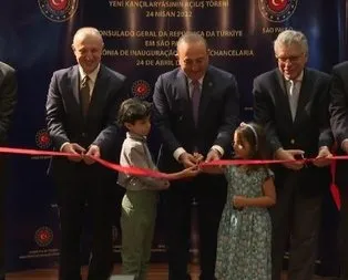 Sao Paulo’daki konsolosluk açılışında sürpriz konuk!