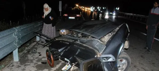 Bu araçtan 3 kişi sağ çıktı
