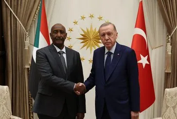 Başkan Erdoğan El Burhan ile görüştü