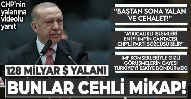 Başkan Erdoğan'dan 128 milyar dolar yalanına net yanıt