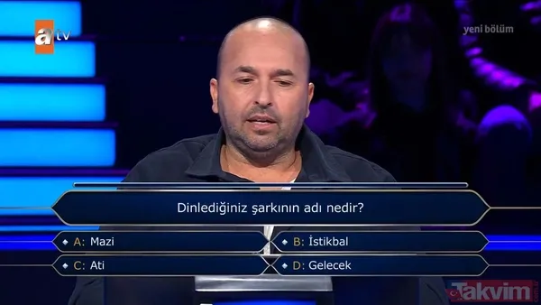 Kenan İmirzalıoğlu'nun sunduğu Kim Milyoner Olmak İster'de geceye damga vuran yarışmacı! Son kararım demedi yarışmaya veda etti - 44