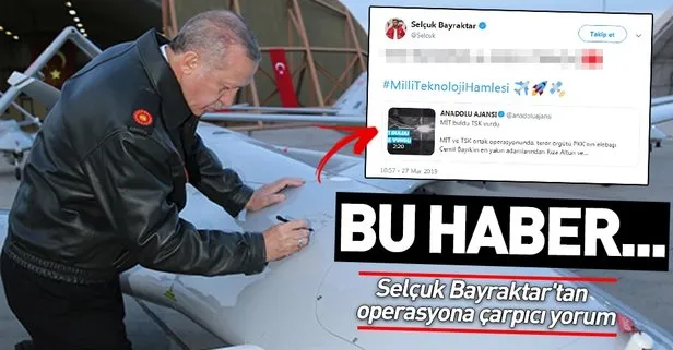 Selçuk Bayraktar’tan Kandil’deki operasyona çarpıcı yorum: Bu haberde tam bağımsız güçlü Türkiye var