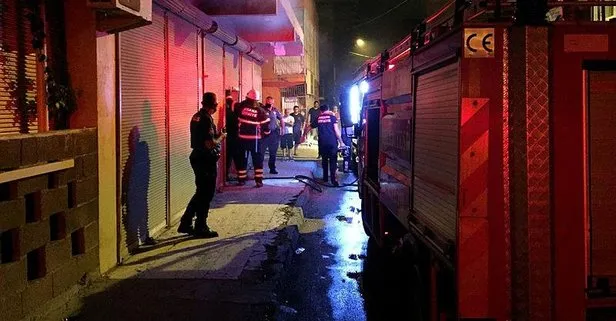 Adana'da mobilya atölyesinde yangın