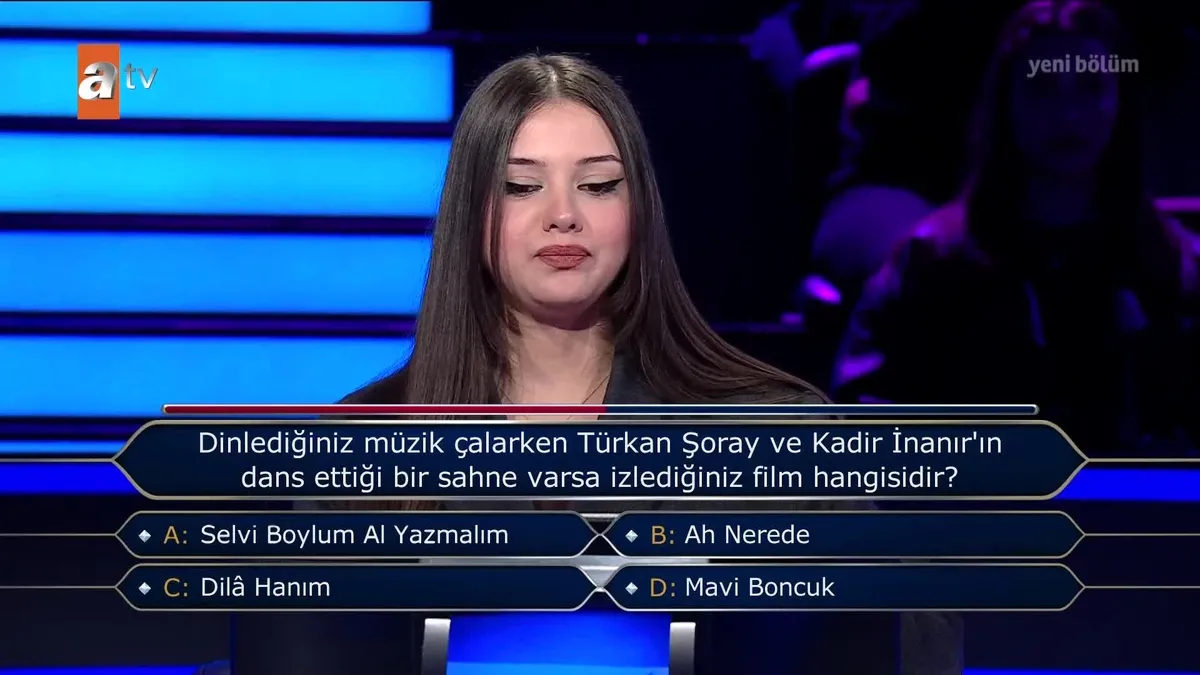 Kim Milyoner Olmak İster'e Kadir İnanır, Türkan Şoray damgası! Dans sahnesini bilemeyen yarışmacı elendi!