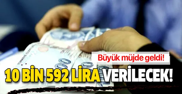 Büyük müjde! KOBİ'lere 10 bin 592 lira verilecek