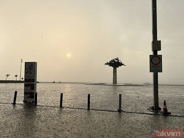 İzmir'de kent merkezi sularla doldu: Ağaçlar devrildi, araçlar gidemedi | Sokakta 2 kişi elektrik akımına kapılarak hayatını kaybetti - 31