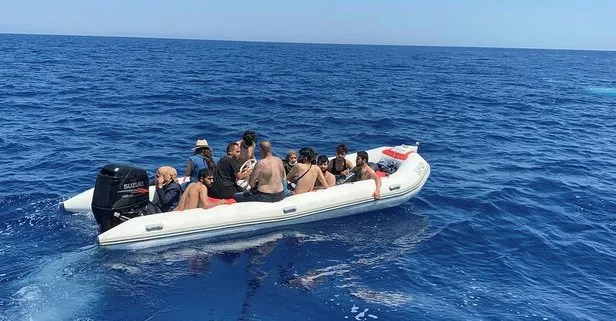 Muğla açıklarında Yunan adalarına gitmeye çalışan 46 kaçak göçmen yakalandı