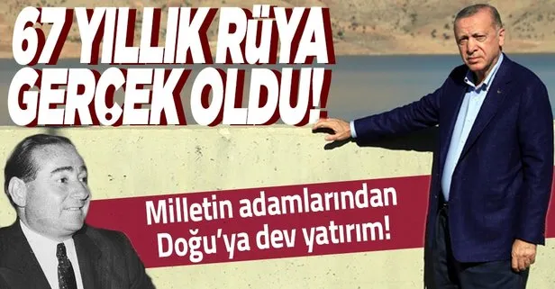 Yeminli Türkiye düşmanlarına en güzel cevap: Adnan Menderes planladı Başkan Erdoğan gerçekleştirdi!