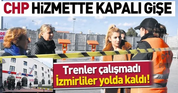 CHP’li İzmir Belediyesi’nde kapalı gişe hizmet | Vatandaş yolda kaldı