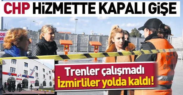 CHP'li İzmir Belediyesi'nde kapalı gişe hizmet | Vatandaş yolda kaldı