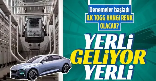 Togg’dan heyecanlandıran paylaşım! İlk yerli otomobil hangi renk olacak?