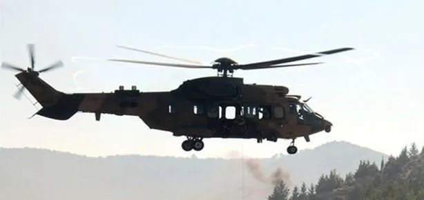 Bir askeri helikopter daha düştü!