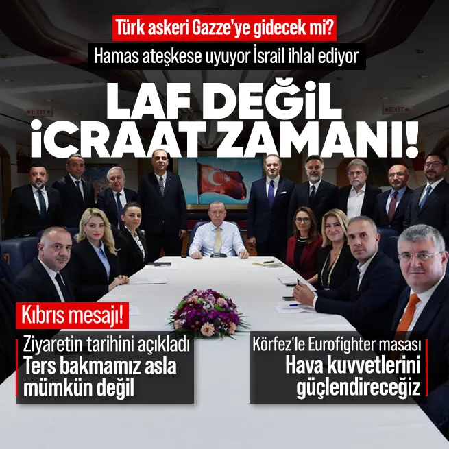 Başkan Erdoğan Körfez turu sonrası uçakta gazetecilerin sorularını yanıtladı!