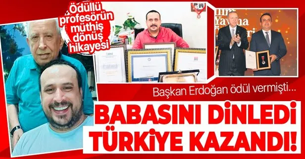 Babasını dinledi Türkiye kazandı