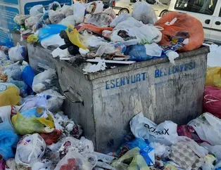 Esenyurt ve Beylikdüzü’nde çöpler doldu taştı!