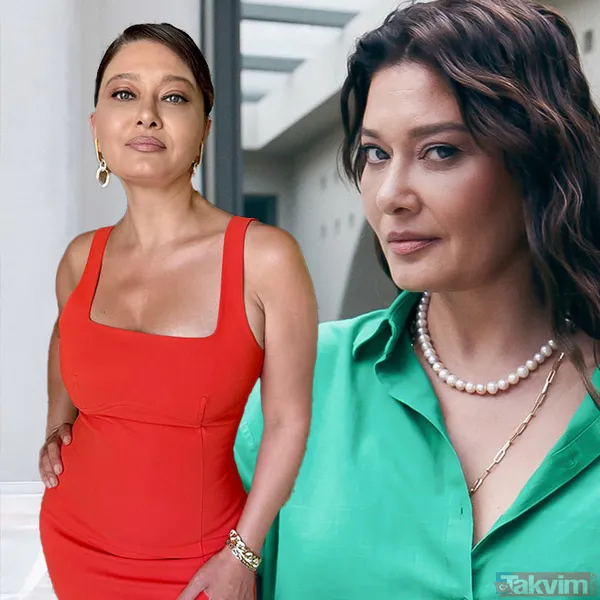 Ekim ayında denize giren Nurgül Yeşilçay bikinisiyle salına salına yürüdü! Victoria's Secret mankenlerini ti’ye aldı! - 1