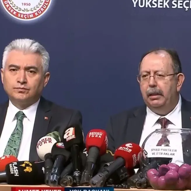 Son dakika: Oy pusulası için kura çekimi yapıldı: Cumhur İttifakı 8. sırada